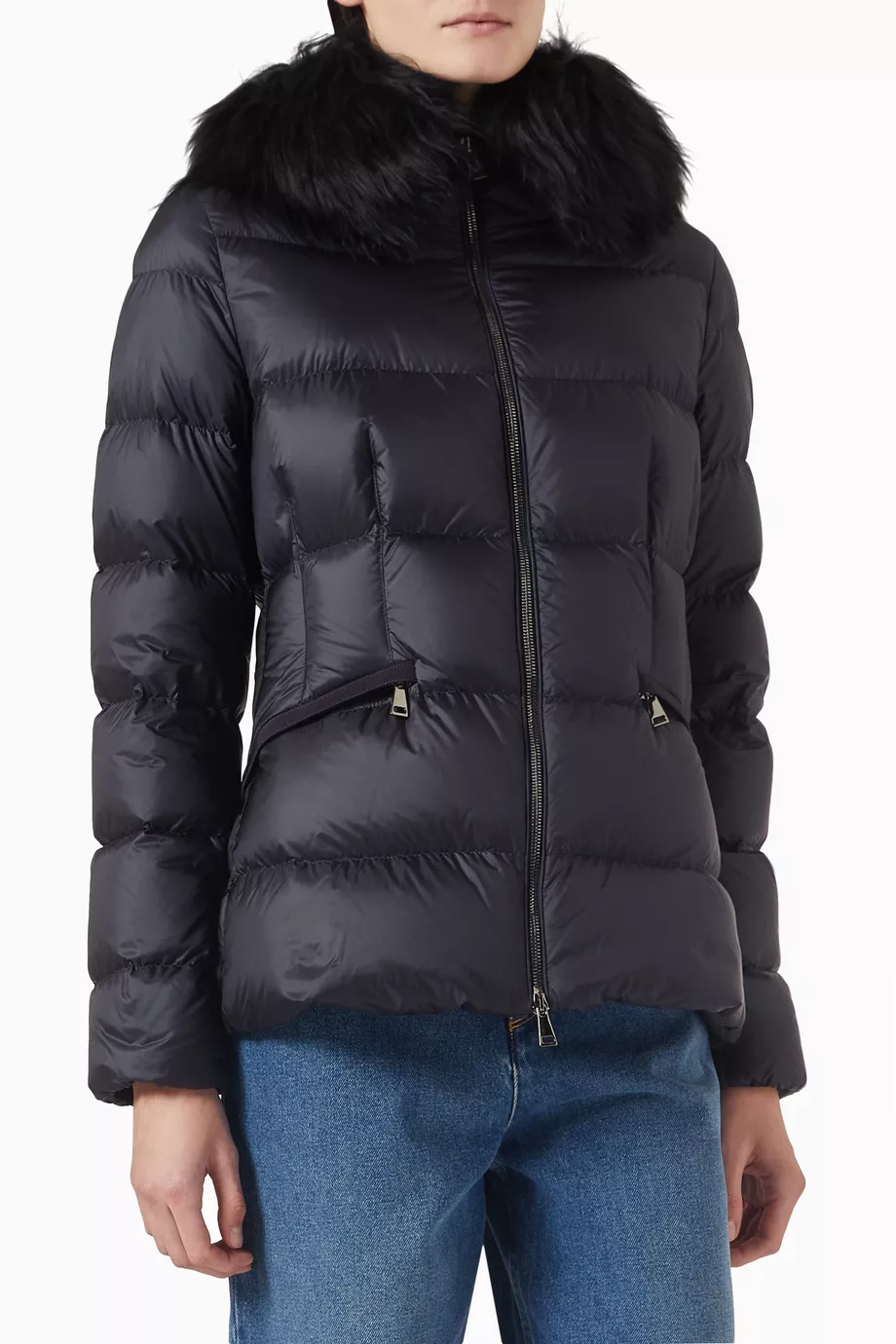 Buy Moncler Blue Boed Short Down Jacket For Women Online Ounass UAE