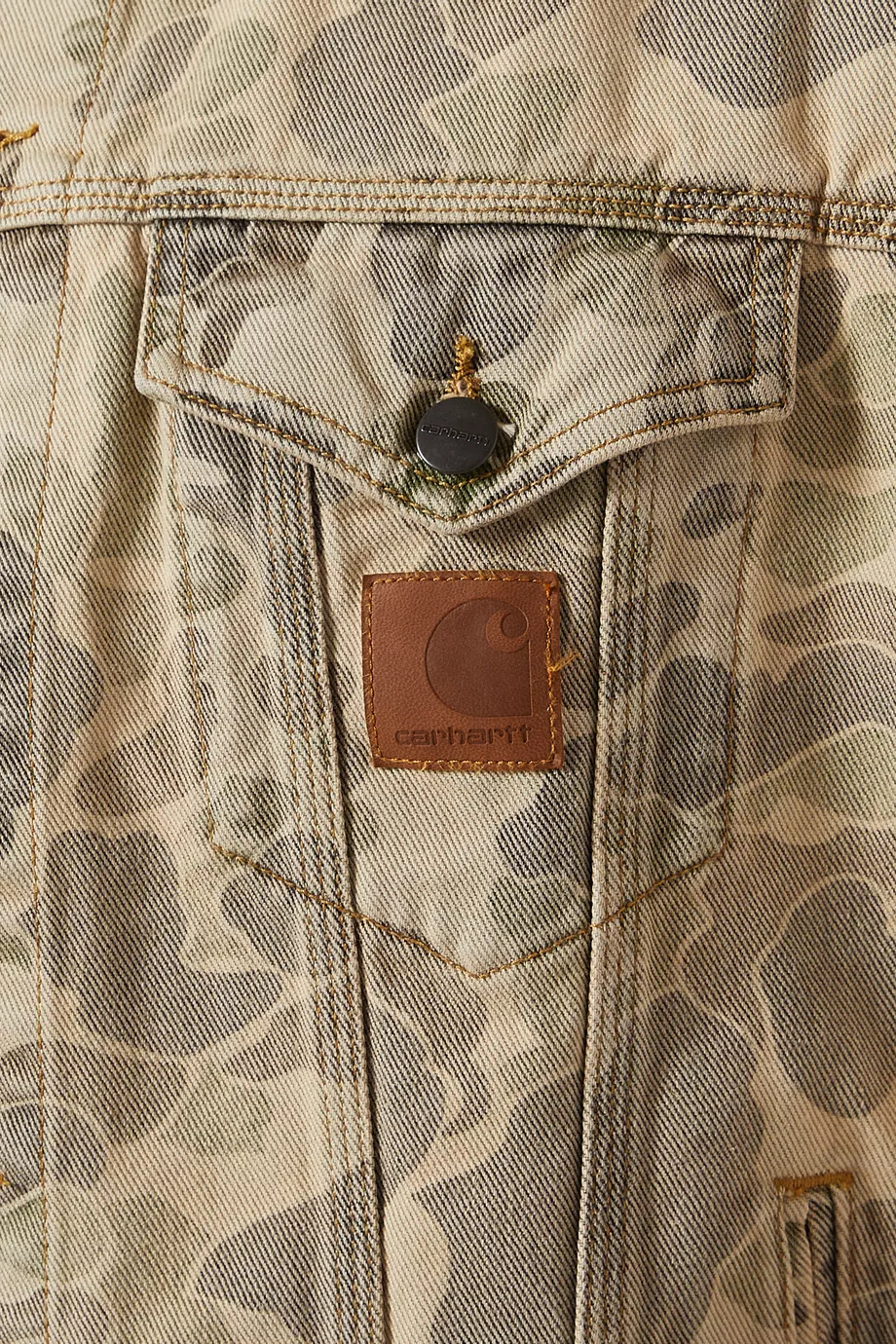 Buy Carhartt WIP Multicolour Duck Helston Jacket in Denim