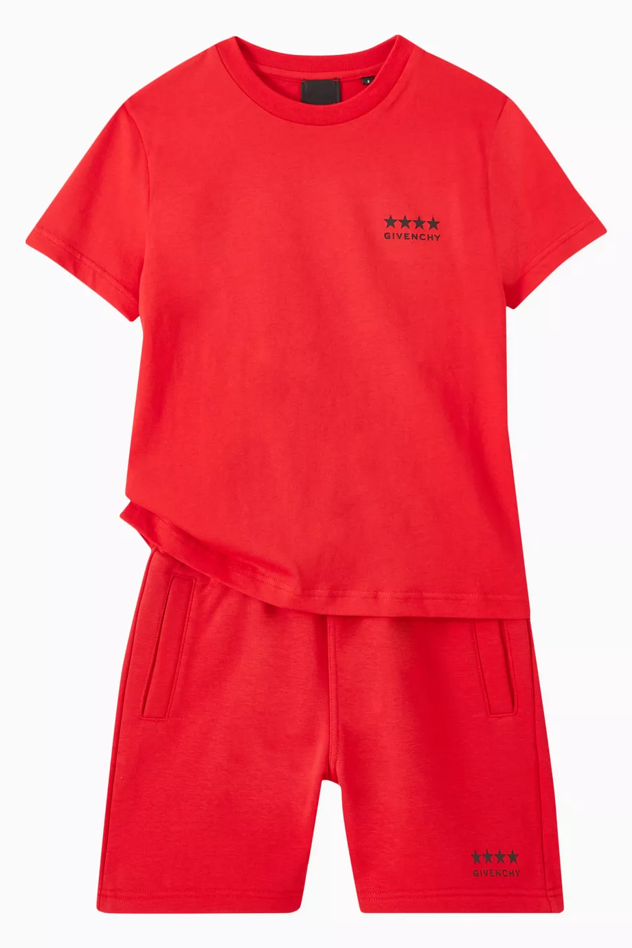 Buy Givenchy Red Logo Star Shorts For Boys Online Ounass UAE