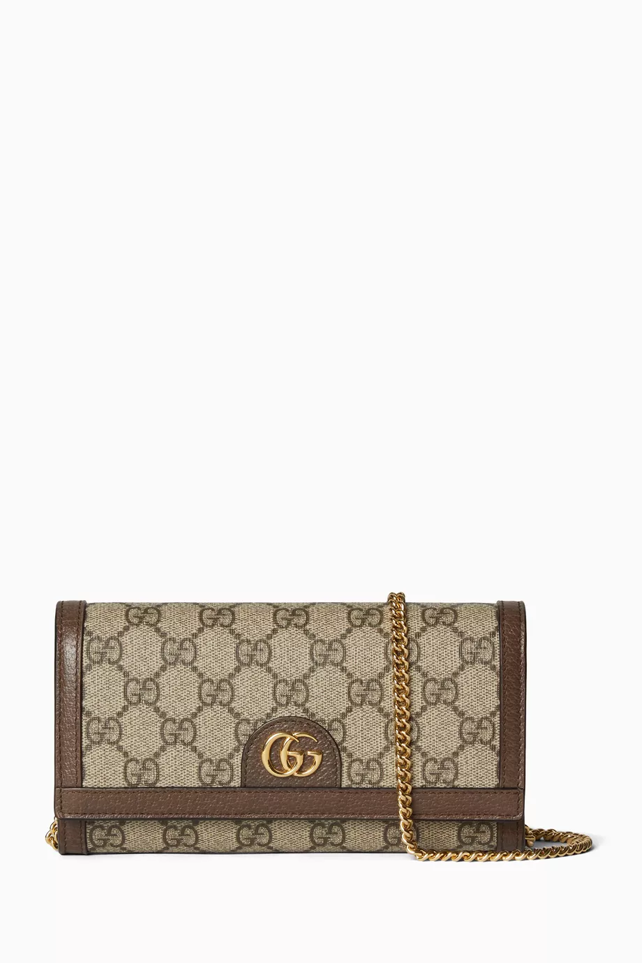 Gucci ophidia gg chain wallet top