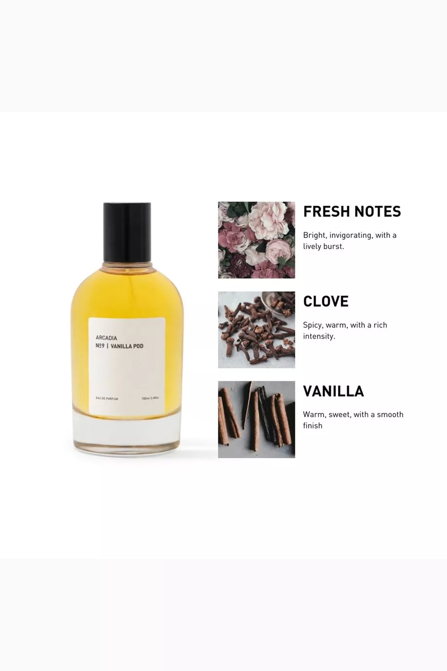 Buy Arcadia No. 9 Vanilla Pod Eau de Parfum, 100ml For UNISEX