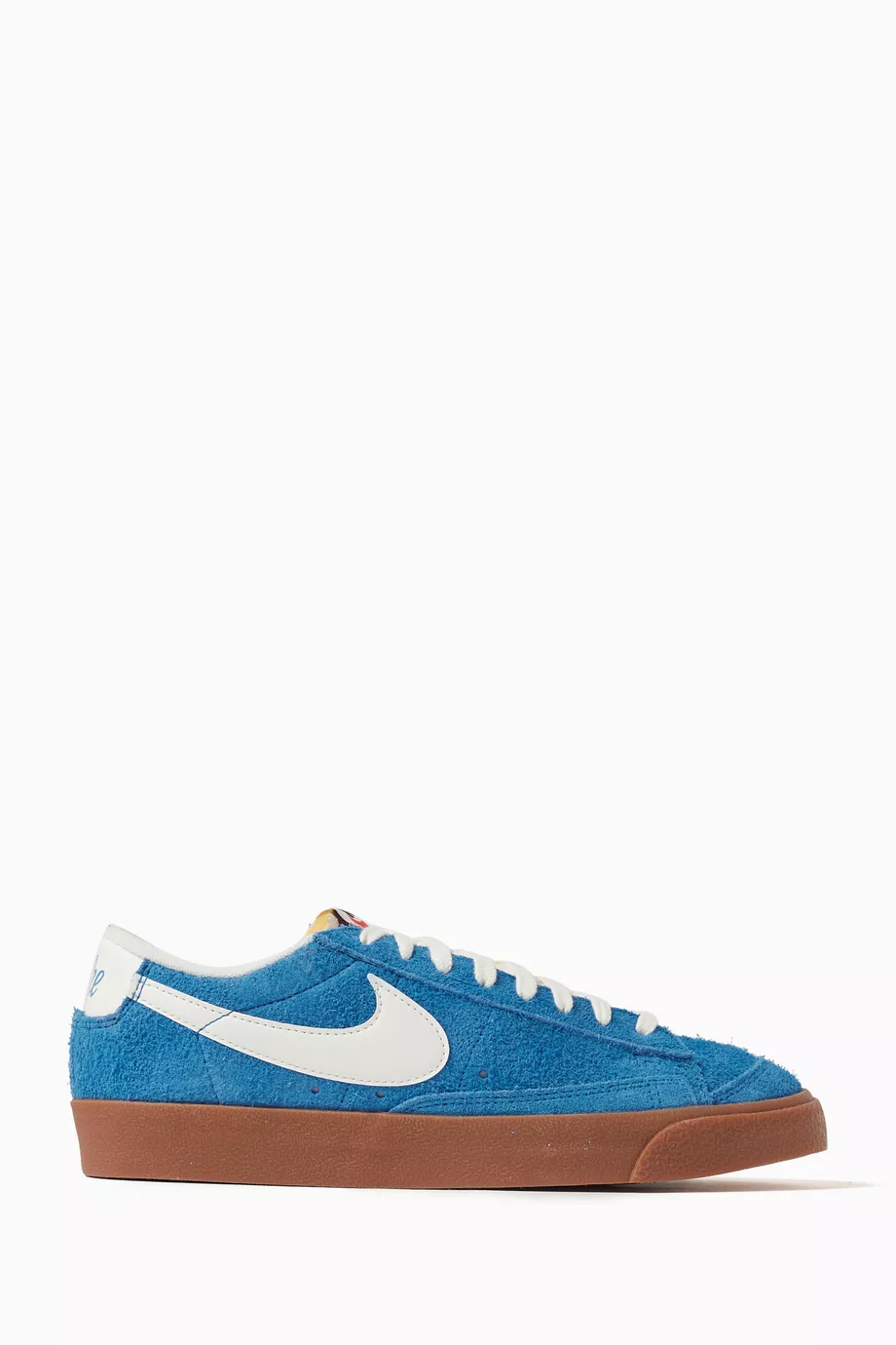 Buy Nike Blue Blazer 77 Vintage Low top Sneakers in Suede For Women Online Ounass UAE