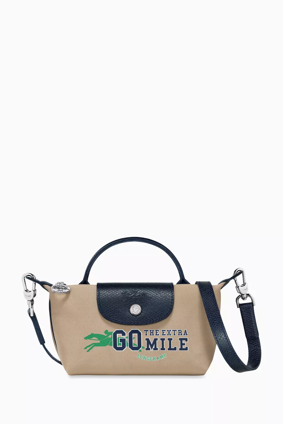 Buy Longchamp Neutral XS Le Pliage Collection Crossbody Bag in Canvas For Women Online Ounass UAE