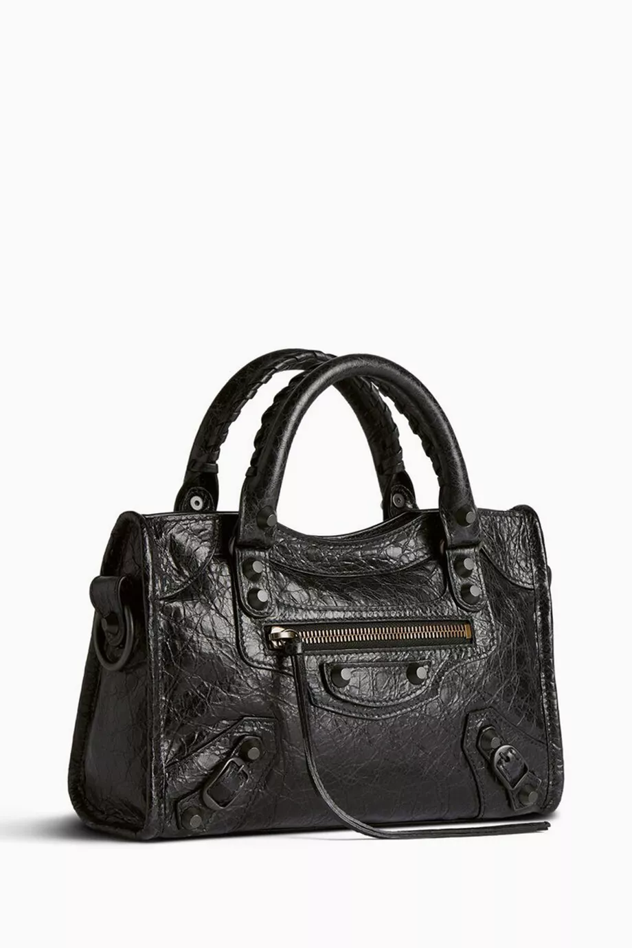 Balenciaga City Bag Mini Black BALENCIAGA Le City Mini Textured-leather Bag  NET-A-PORTER