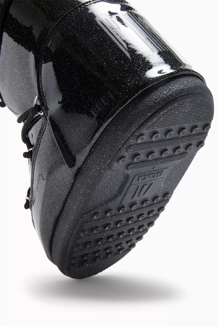 Moon Boot Black Rubber Rain Boots Buy Moon Boot Black Icon Glitter