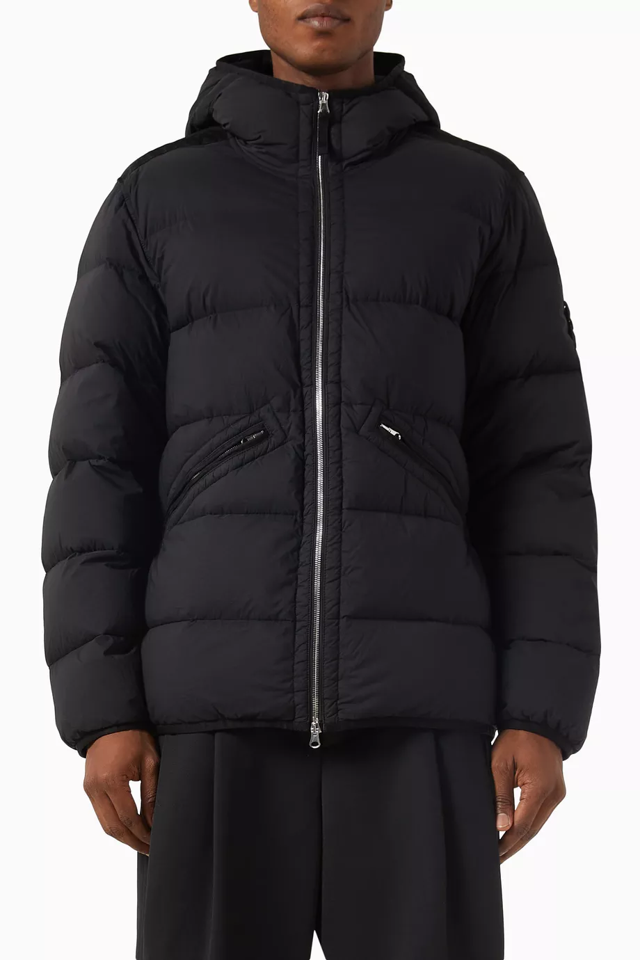 Stone island down jacket mens top