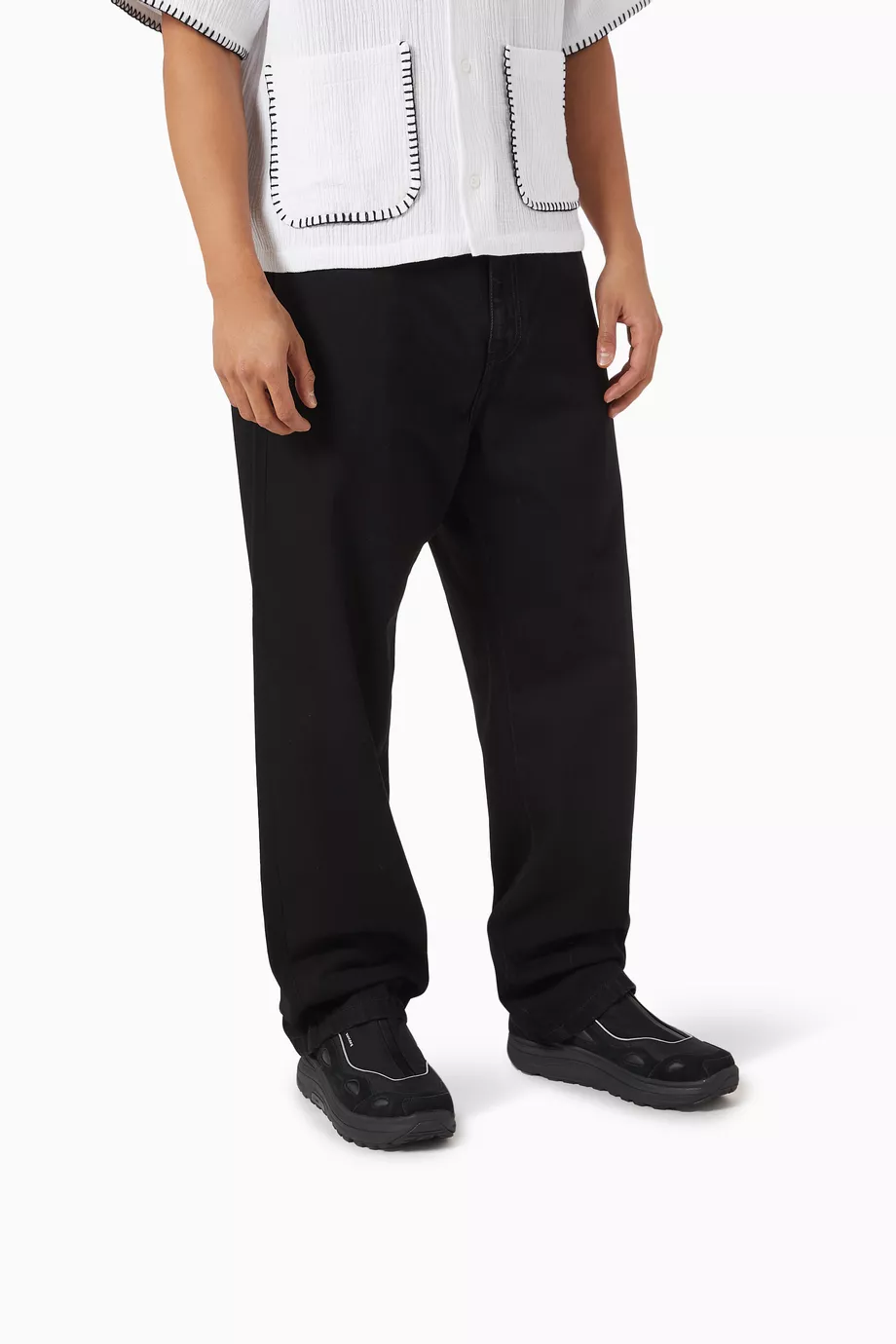 Buy Suicoke Black Akk Zip Sneakers in Nylon For Men Online