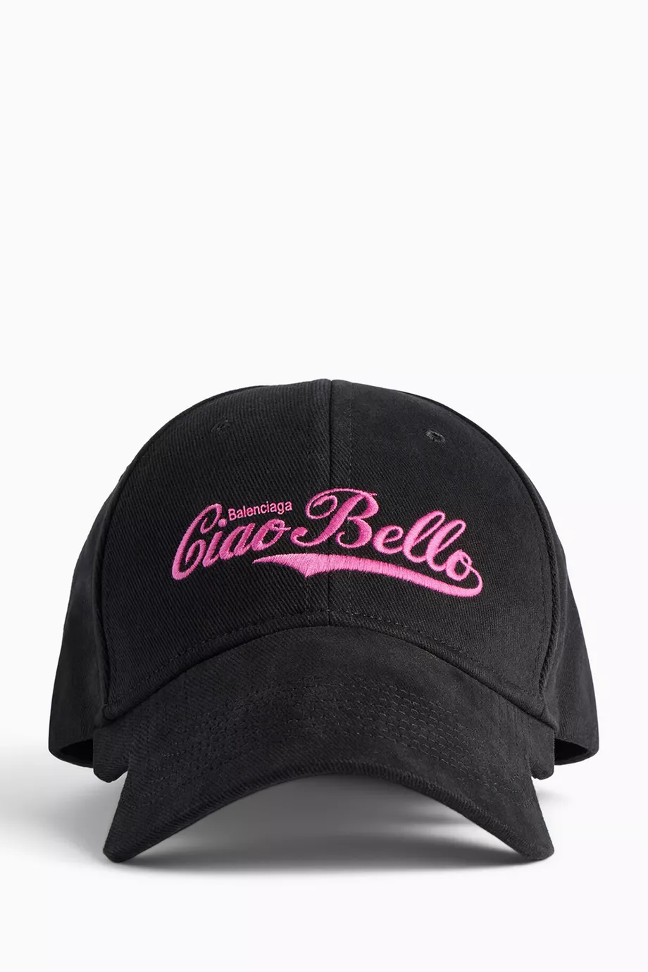 Buy Balenciaga Black Ciao Bello Cap in Cotton-drill For Women 