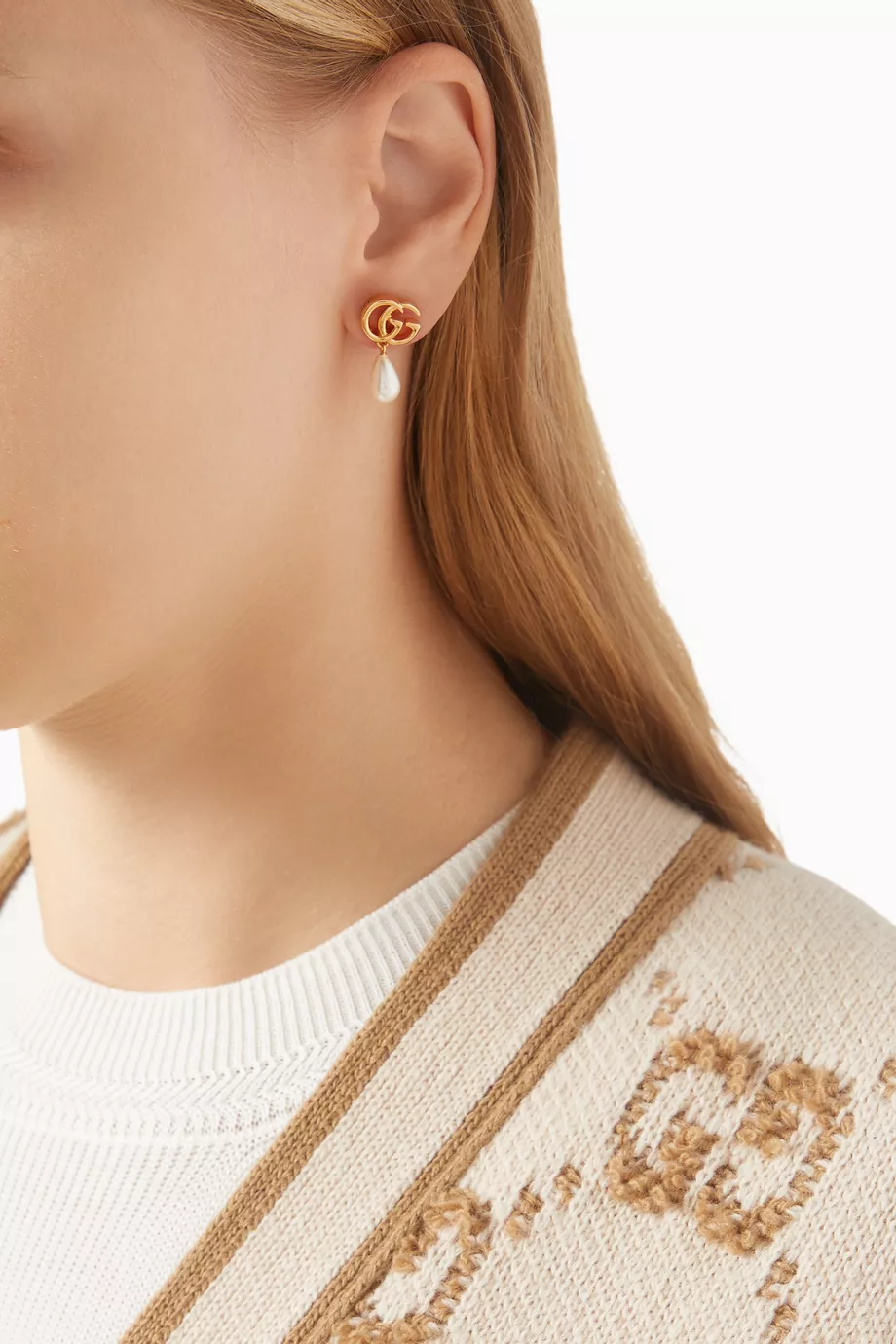 Gg Marmont Gucci Gold Earrings Gucci Marmont Stud Earrings GG