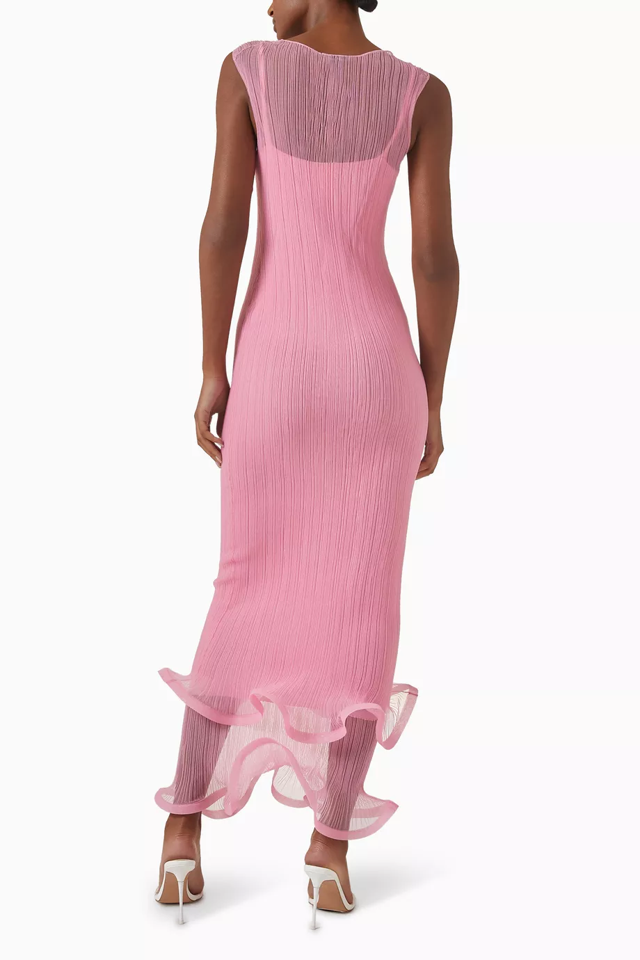 midi bodycon dress wedding guest Sleeveless Midi Antonella Dress in Atlantic | M