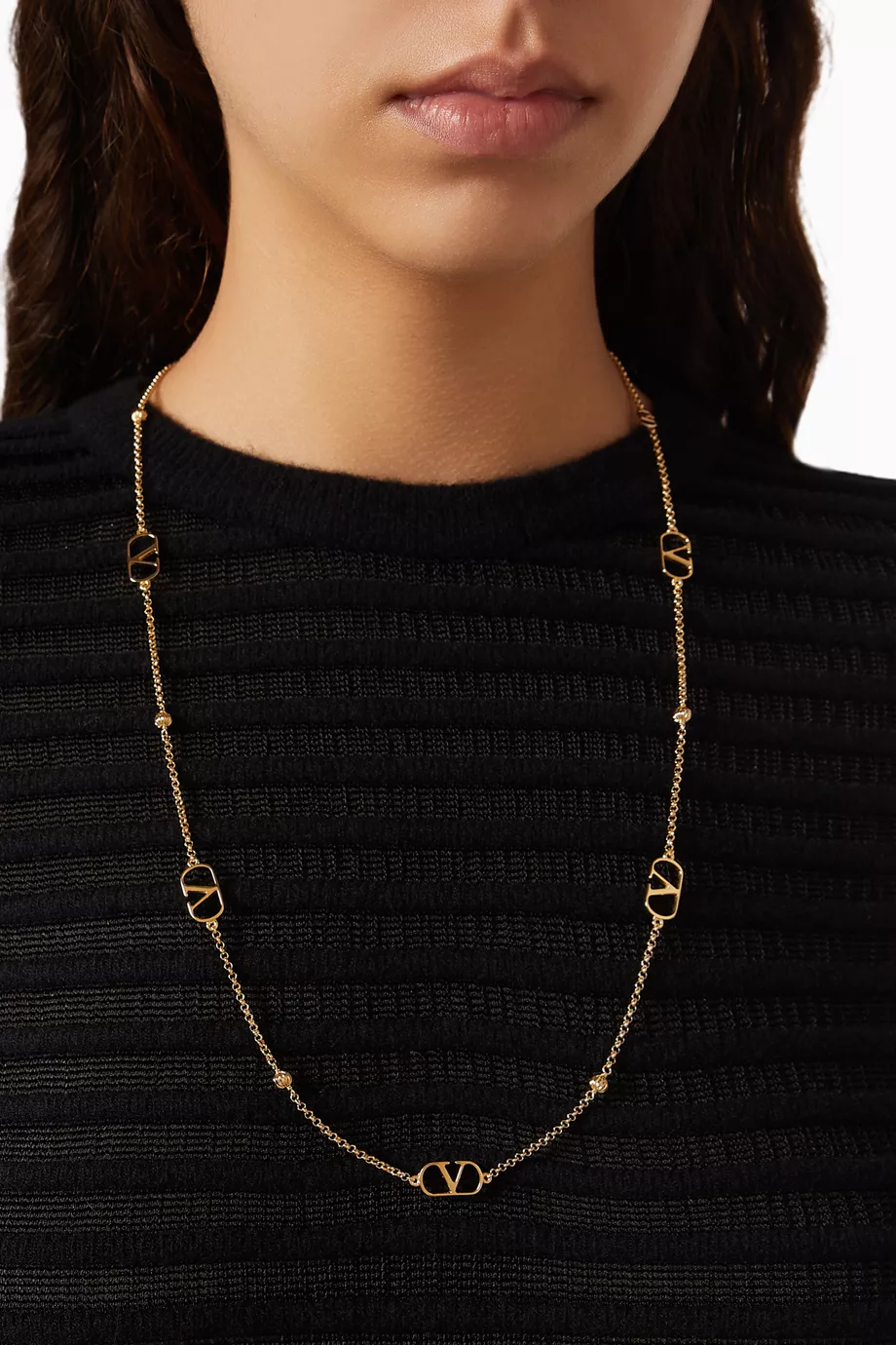 ネックレス・ペンダント VALENTINO GARAVANI BLACK NECKLACE Valentino Garavani Black Necklace | italist