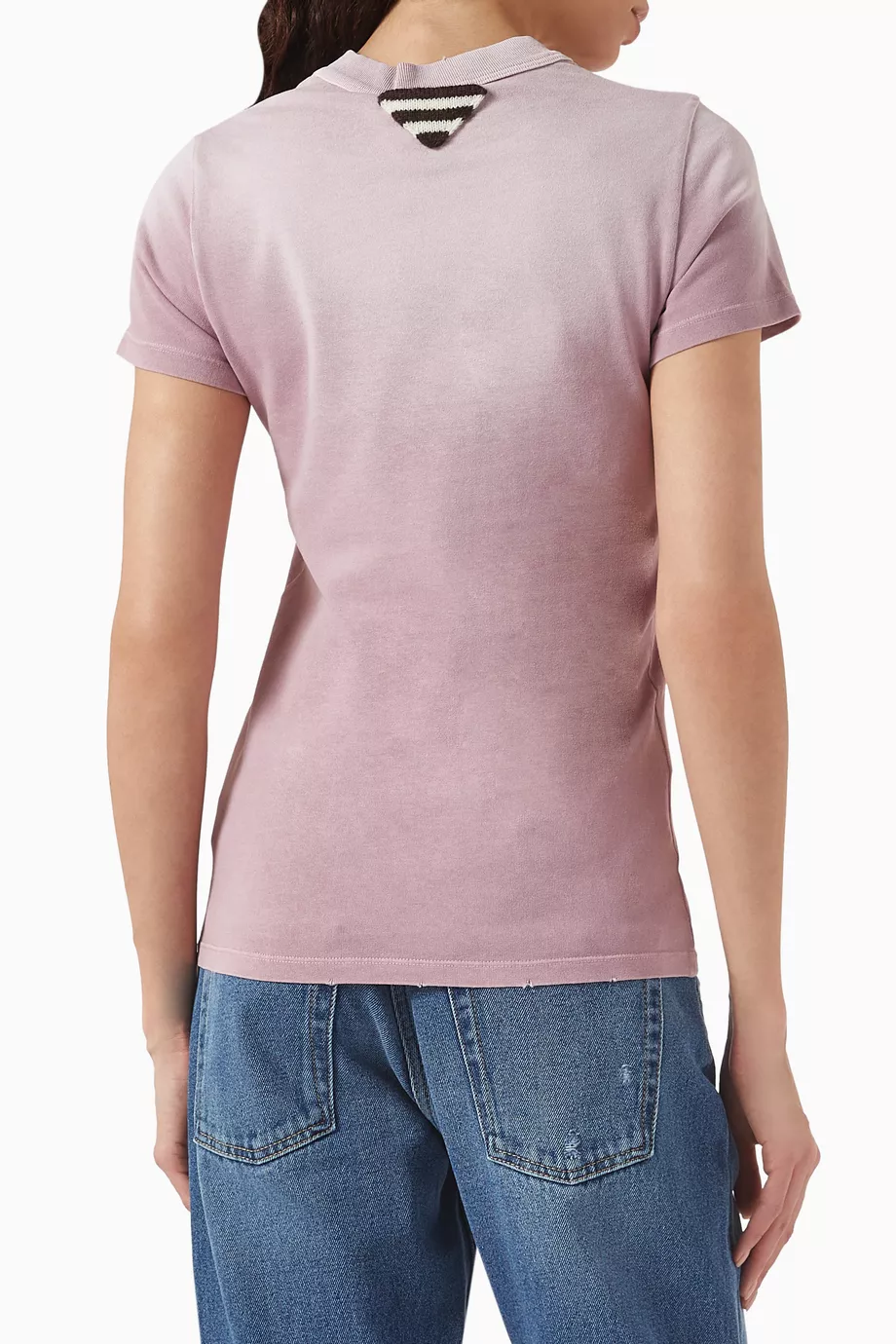 Buy Prada Pink Logo T-shirt in Cotton Jersey For Women