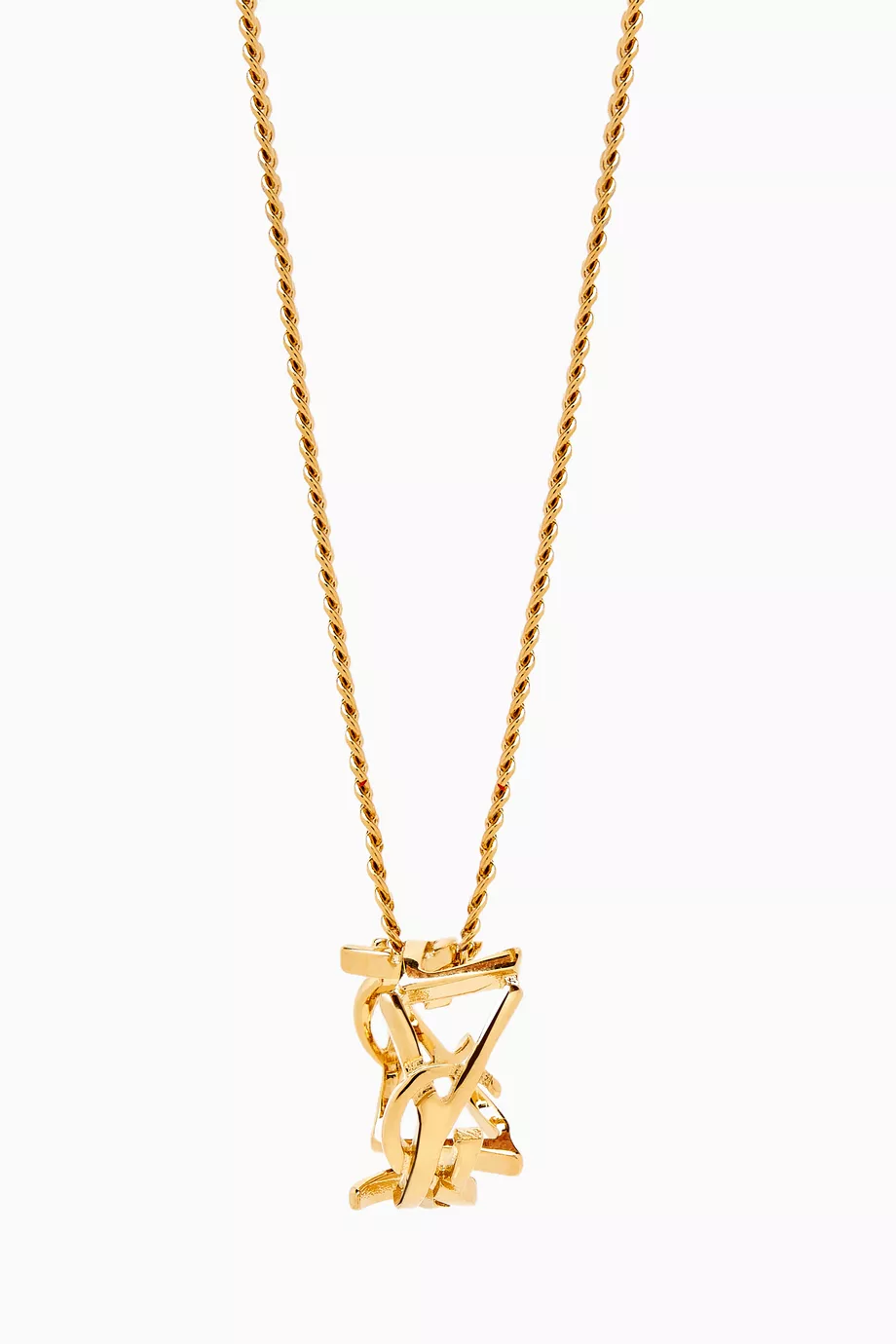 アクセサリーその他 SAINT LAURENT 'Cassandre' necklace Gold Cassandre necklace in gold - Saint Laurent | Mytheresa