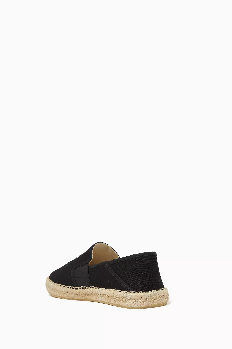 Buy KENZO Black Lucky Tiger Embroidered Espadrilles in