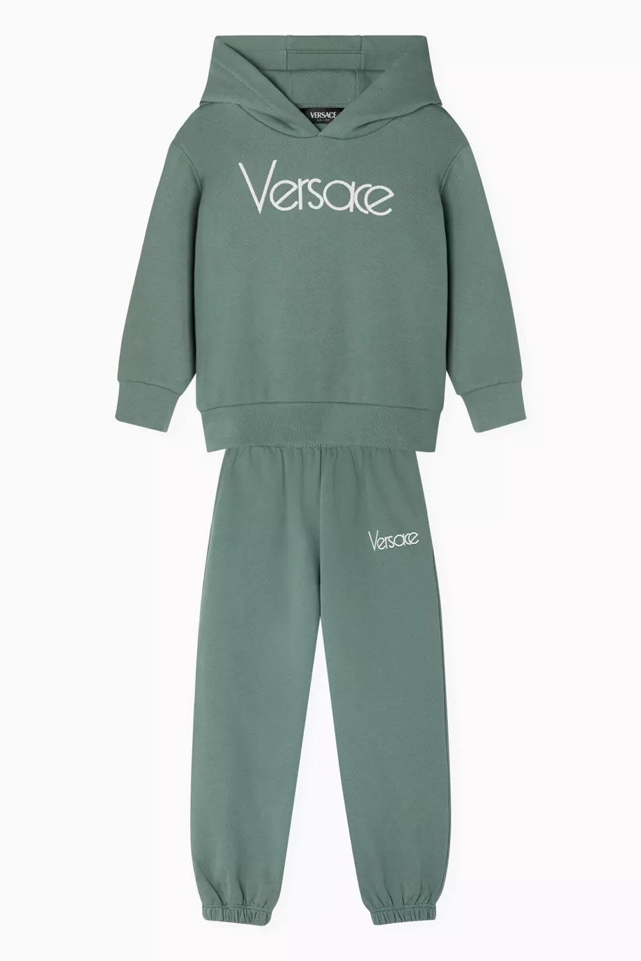 Buy Versace Green 1978 Re Edition Logo Hoodie For Boys Online Ounass UAE