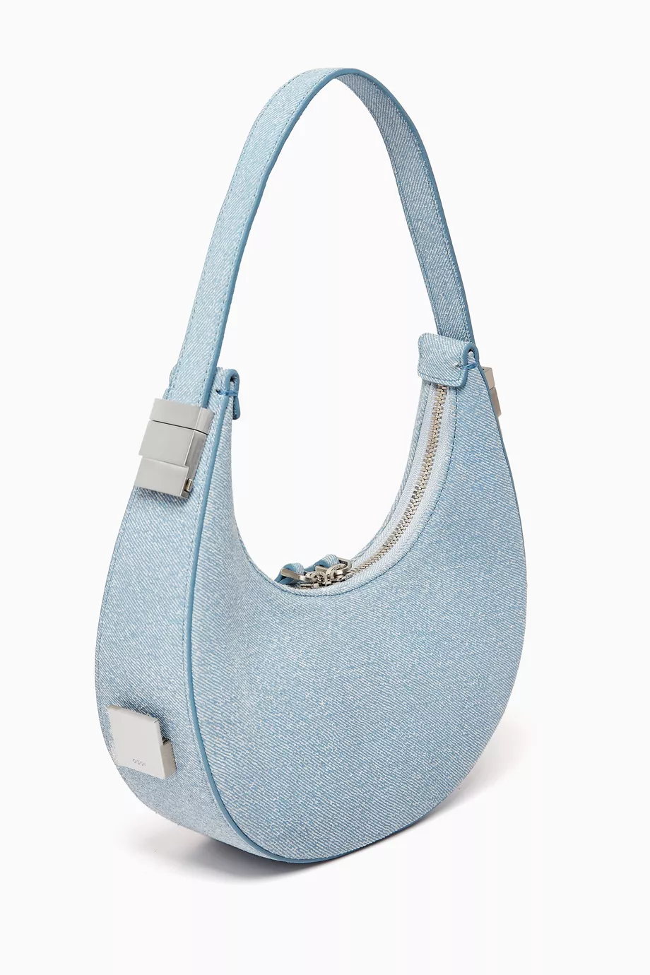Buy OSOI Blue Mini Toni Bag in Denim For Women Online