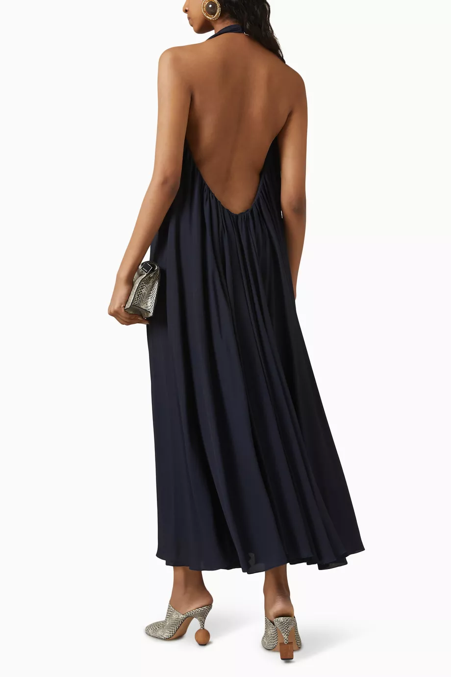 Buy Jacquemus Blue La Robe Norma Maxi Dress For Women Online