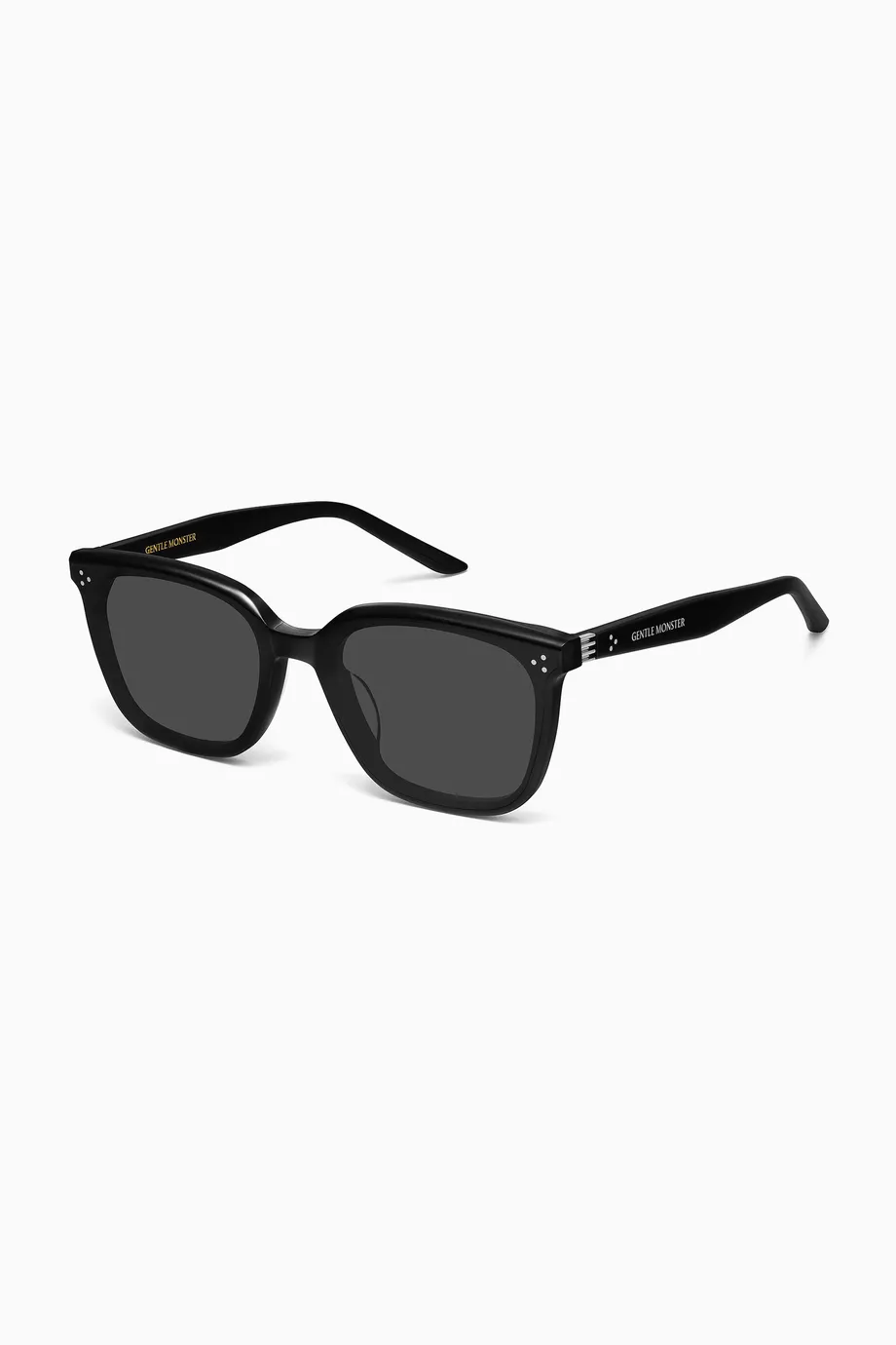 Buy Gentle Monster Black By Row 01 Sunglasses in Acetate For