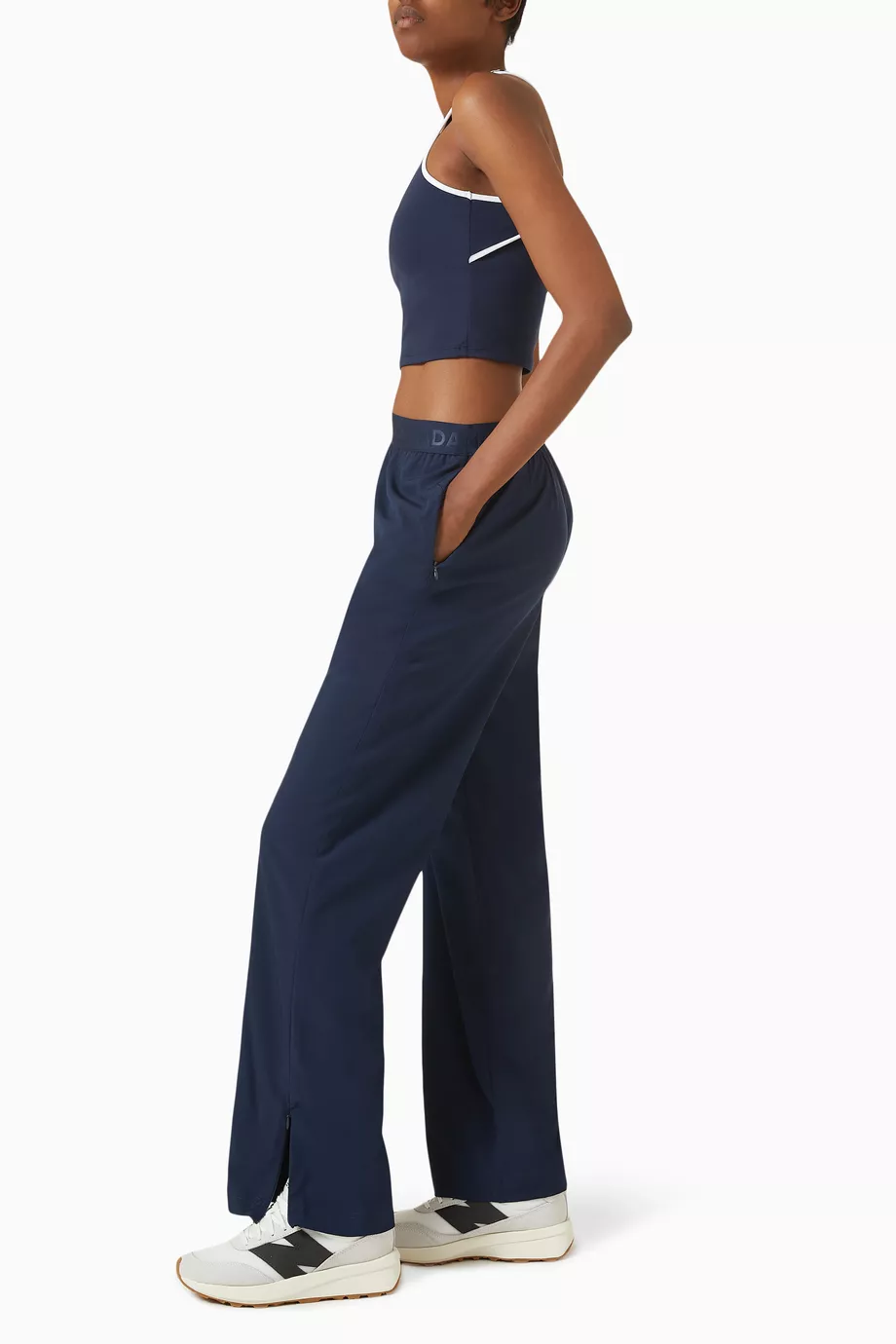 【送料込】 Branded Blue Adanola Buy Waistband Online Women For Pants パンツ