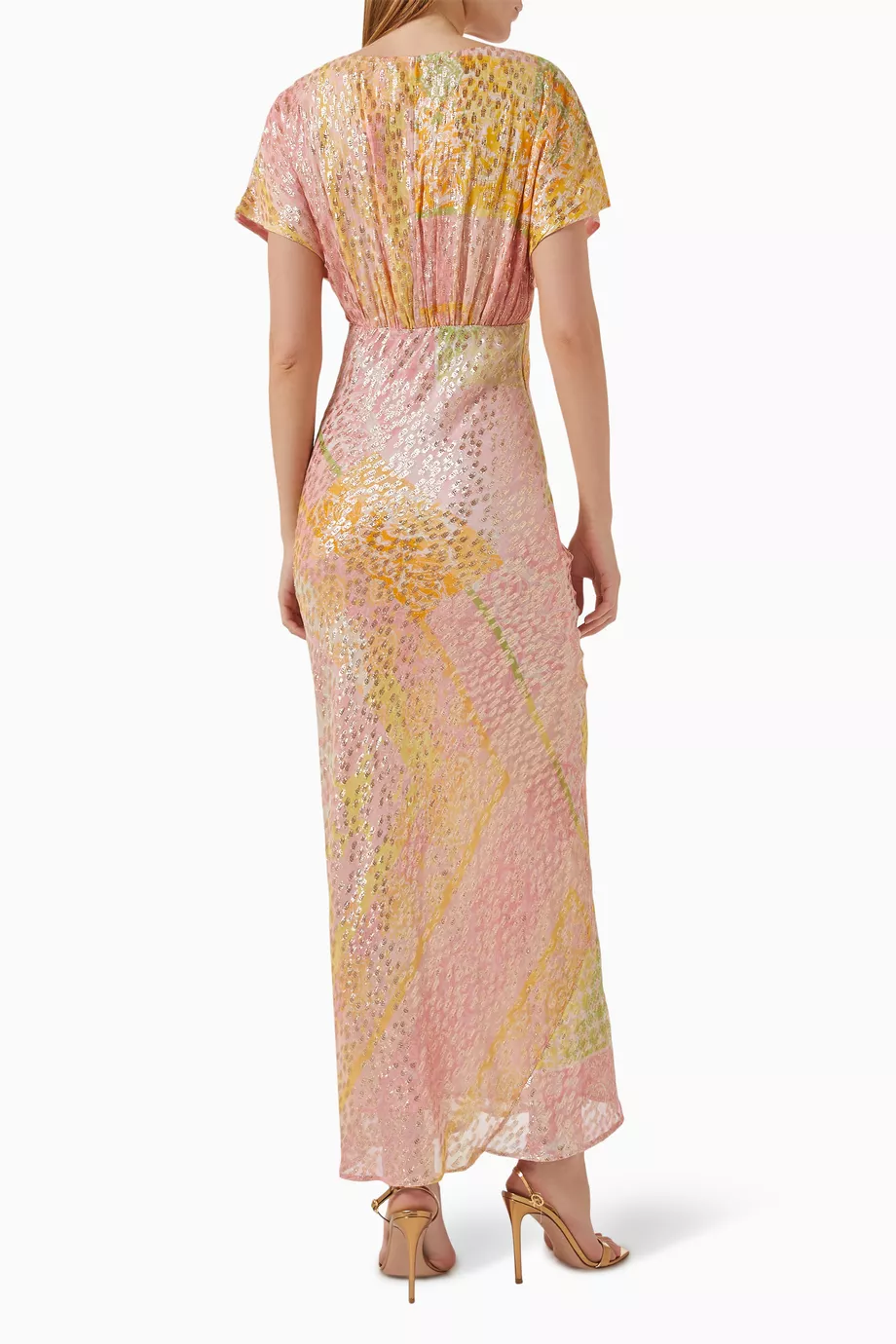 hawaii cocktail dress Evening Maxi Long Hawaiian video game barbie MILLY Green White Asymmetric Hidden front metal zip Color:royal_blue