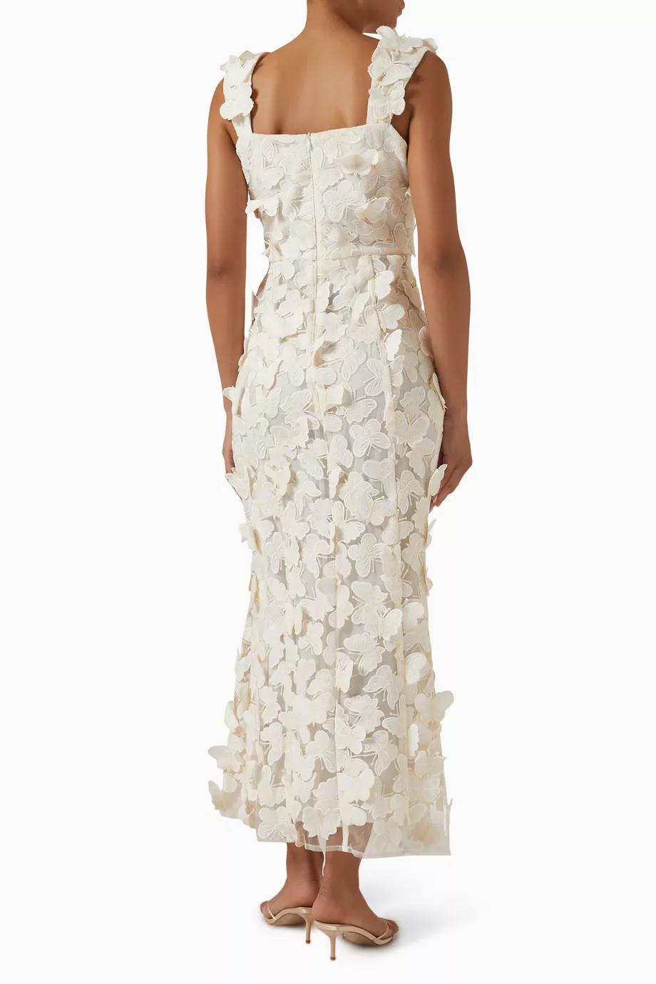 Buy Elliatt Neutral Scarlett Midi Dress For Women Online | Ounass UAE