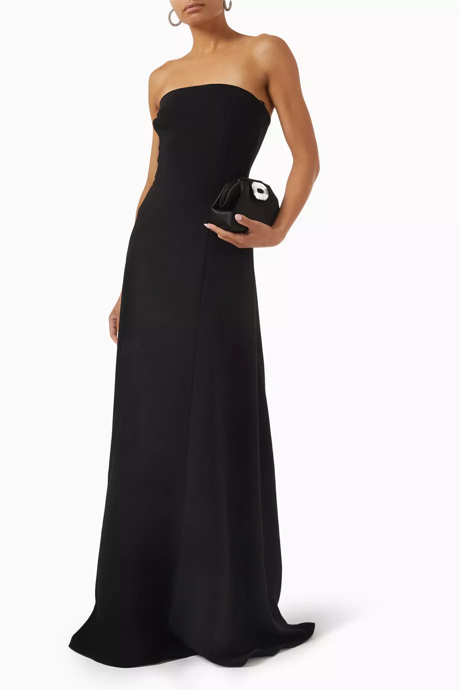 ワンピース SOLACE LONDON FW25 Helena Maxi Dress (OS44021 BLACK) The Helena Maxi Dress in Black – Solace London