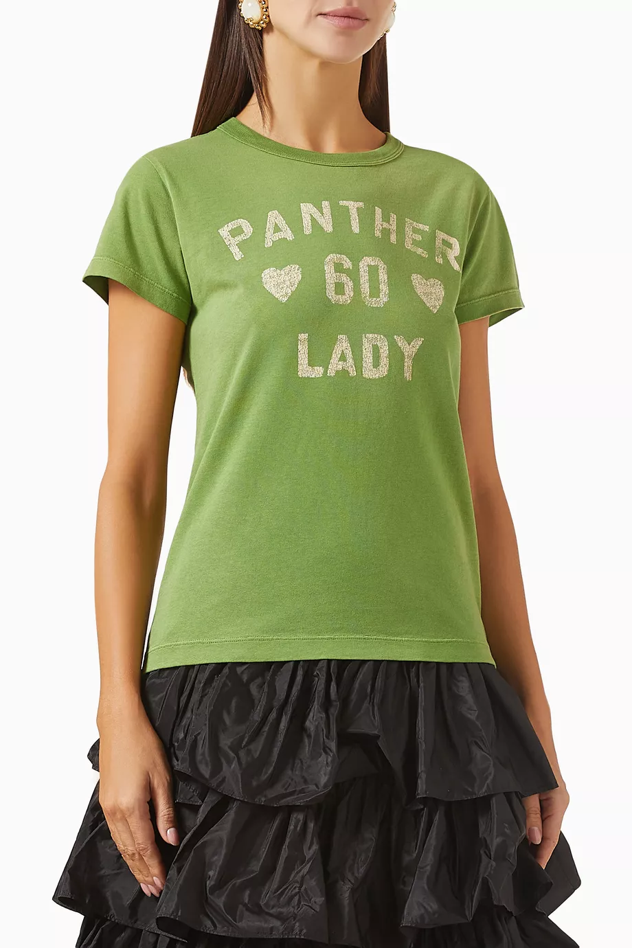 【関税込み】VALENTINO GARAVANI 'PANTHER LADY' T-SHIRT Valentino Garavani Panther Lady T-shirt | Red | FARFETCH