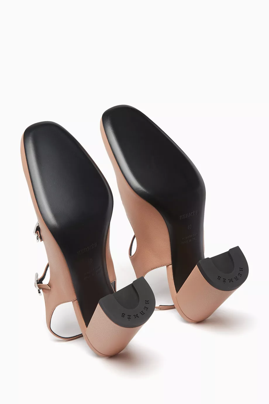 Buy Hermès Pre-Loved Neutral Unused Jackie 90 Pumps in Leather, EU