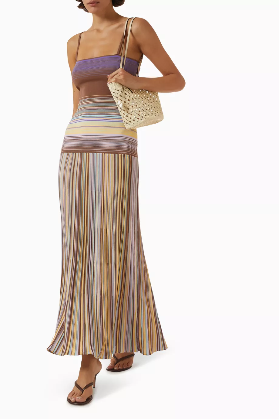 Buy Faithfull The Brand Brown Esenia Knit Dress For Women Online