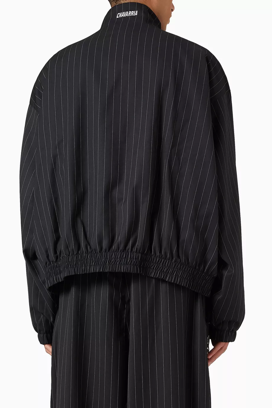 Buy adidas Black x Willy Chavarria Pinstripe Track Jacket in