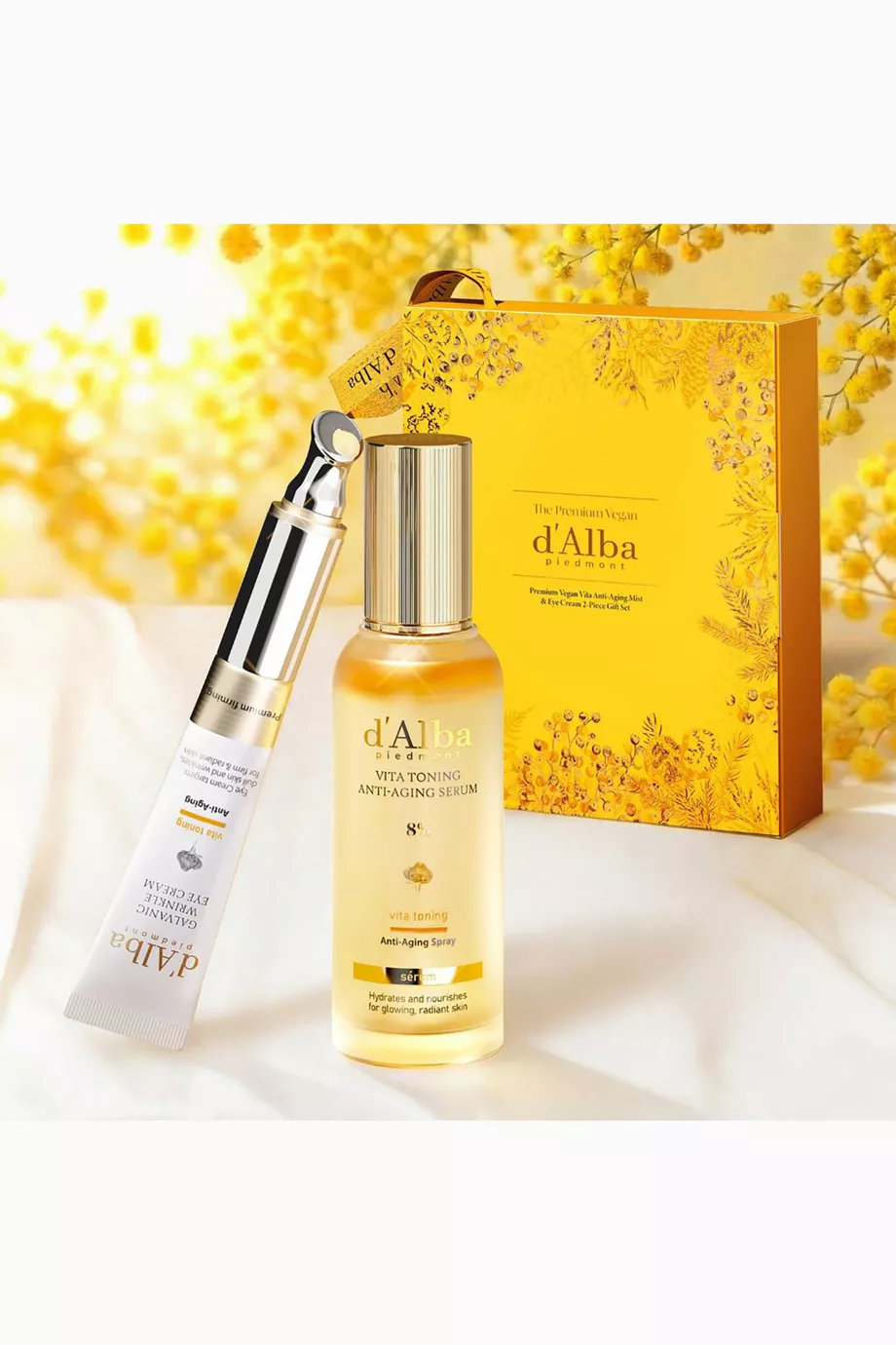 Buy d'Alba Premium Vegan Vita Anti-Aging Mist & Eye Cream Gift Set