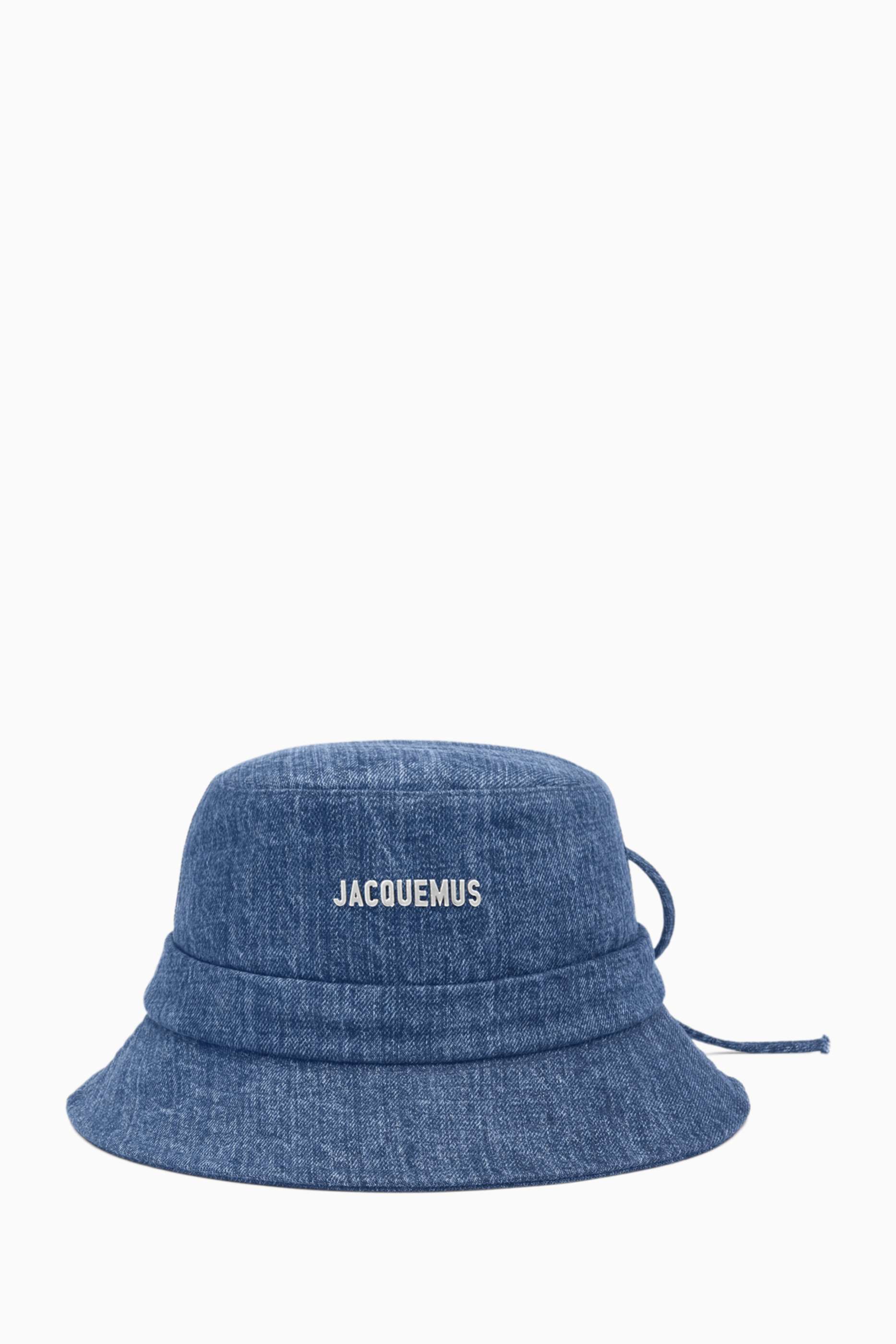 shop-jacquemus-knotted-bucket-hat-in-denim-for-women